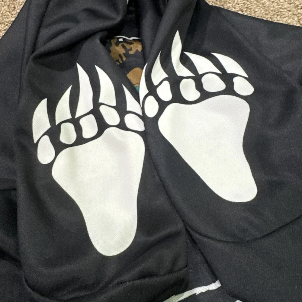 Vintage 1990s Denver Utah Grizzlies Bauer Black IHL Hockey Jersey Sz Adult L/XL
